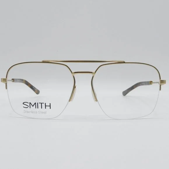 BRAND NEW SMITH OPTICS SIDESTEP AOZ MATTE GOLD UNISEX EYEGLASSES FRAME 5… - Picture 2 of 9